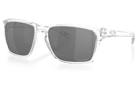 OAKLEY Sylas Sunglasses with Polished Clear Frame and Prizm Black Lenses