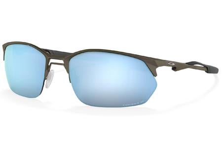 OAKLEY Wire Tap 2.0 Sunglasses with Satin Lead Frame and Prizm Deep Water Polarized Lenses