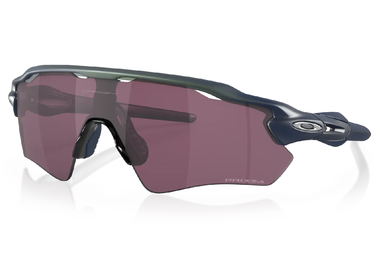 Oakley Radar EV Path Sunglasses with Matte Silver Frame and Prizm Road Black Lenses