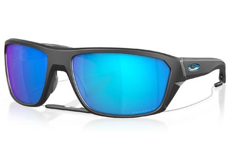 OAKLEY Split Shot Sunglasses with Matte Black Frame and Prizm Sapphire Polarized Lenses