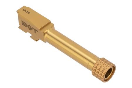 BACKUP TACTICAL Threaded Barrel for Glock 43 Pistols (FDE)