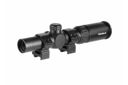 TRUGLO Tru Brite 30 Hunter 1-4x24mm Riflescope with Circle Duplex Reticle