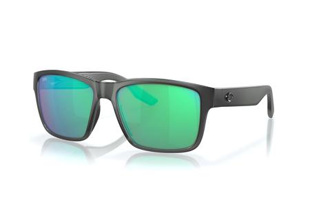 PAUNCH SMOKE CRYSTAL FRAME WITH GREEN MIRROR LENSES