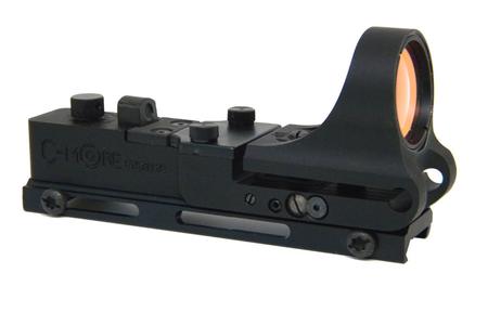 ALUMINUM RAILWAY RED DOT SIGHT > BLACK..8 MOA / CLICK SWITCH 