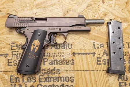 SIG SAUER 1911 Spartan 45 ACP Police Trade-In Pistol with MOLON LABE Slide