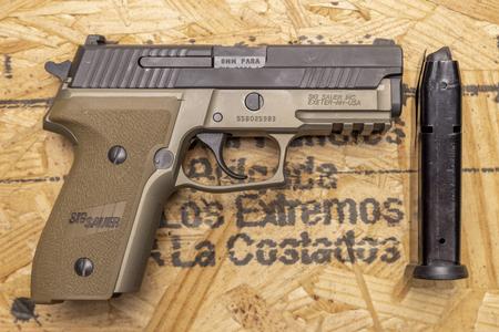 SIG SAUER P229 9mm DA/SA FDE Two-Tone Police Trade-in Pistol