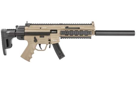 GSG GSG-16 22LR Rimfire Carbine with Tan Stock and Collapsible Stock