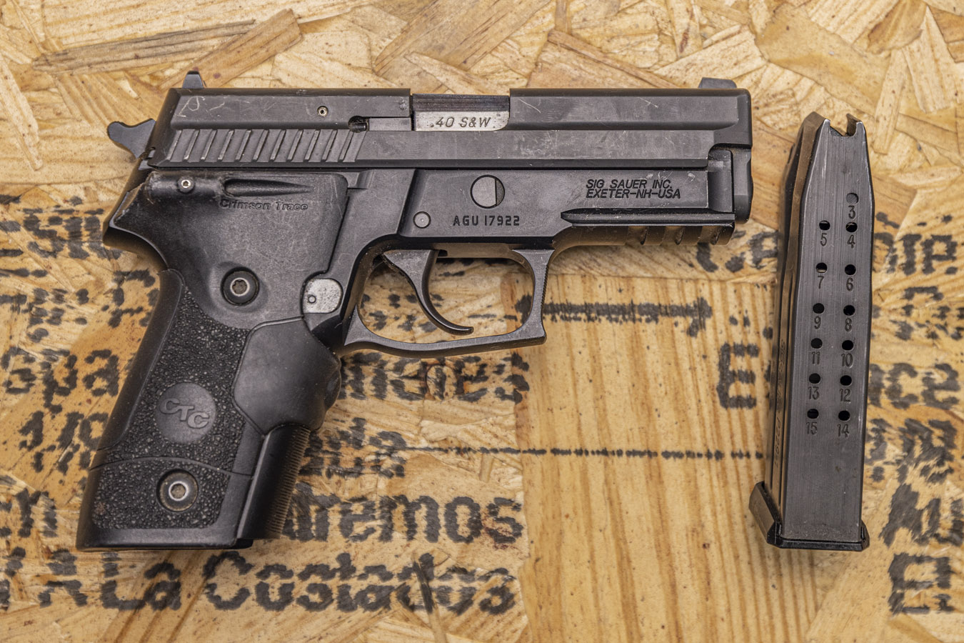 SIG SAUER P229 9MM POLICE TRADE-IN PISTOL