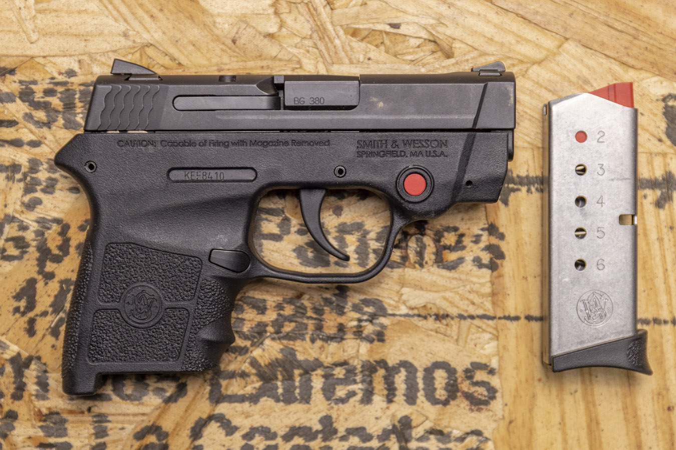 Smith & Wesson Bodyguard 380 380 ACP Police Trade-In Revolver