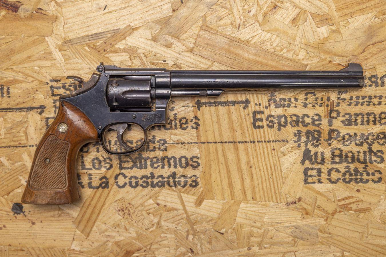 SMITH AND WESSON 17-4 .22LR POLICE TRADE-IN REVOLVER