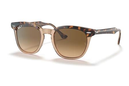 RAY BAN Hawkeye Sunglasses with Havana Frame and Brown Degreesent Polarized Lenses