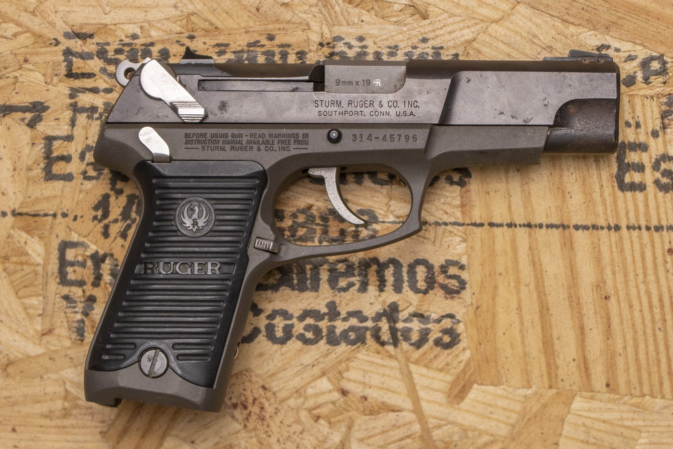 Ruger P-89 9mm Police Trade-In Pistol (Mag Not Included)