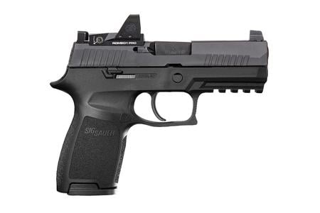 P320, 9MM, 3.9` BARREL, ROMEO1 PRO, RAIL, 3-15RD MAGS