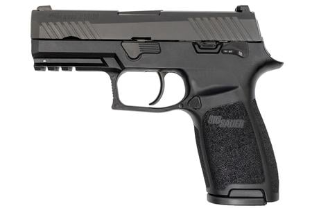 P320, 9MM, 3.9IN, NITRON, BLK, DAO, SIGLITE, MODULAR POLYMER GRIP, (3)