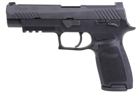 P320, 9MM, 4.7IN, M17, BLK, STRIKER, SIGLITE W/ NS PLATE, MOD POLY GRIP, (1)