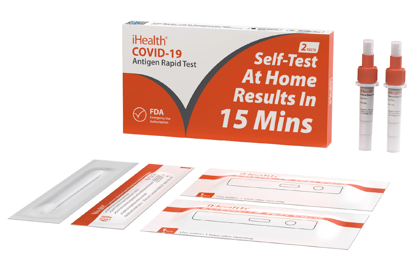 Ihealth COVID19 Antigen Rapid Test (2 Tests per Box) Sportsman's