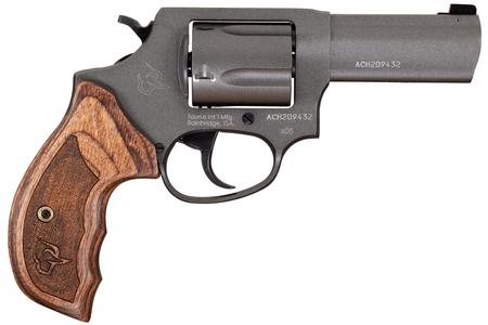 TAURUS 605 .357MAG 3`` 5 RDS TUNGSTEN N.S. WOOD GRIP