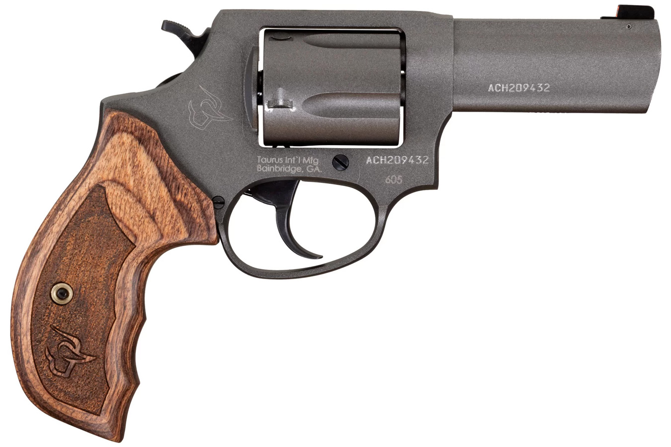 Taurus Defender 605 357 Mag DA Revolver With Tungsten Cerakote Finish 