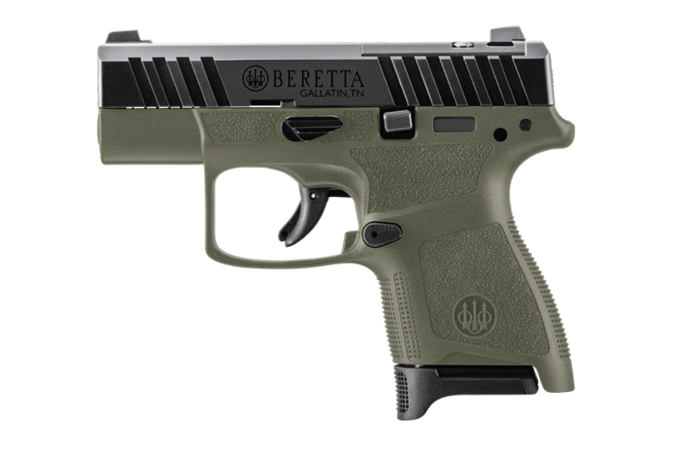 APX-A1 CARRY 9MM PISTOL WITH OD GREEN FRAME