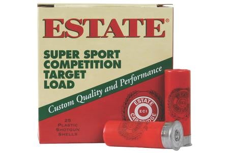 Estate Cartridge 12 Gauge 2 3/4 in 8 Shot Shotshell Super Sport 25/Box exclusive deals