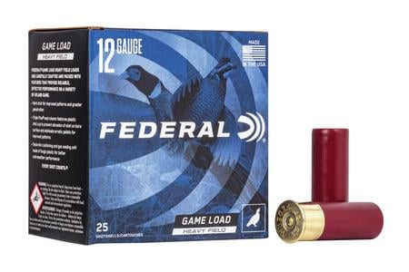 FEDERAL AMMUNITION 12 Gauge 2 3/4 in 1 1/4 oz. 4 Shot Shotshell Game Load Heavy Field 25/Box