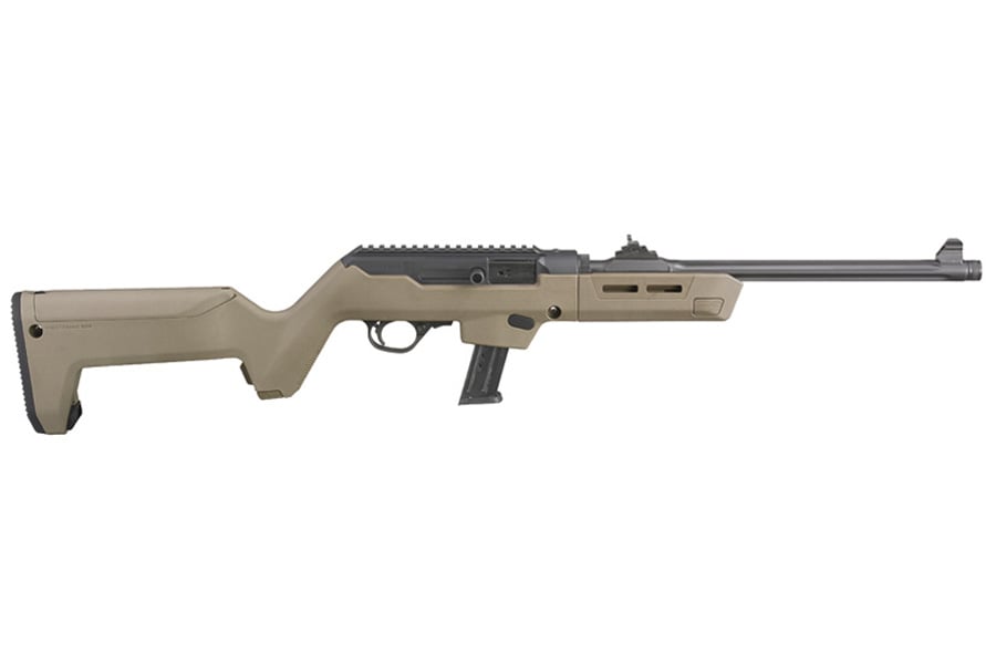 RUGER PC CARBINE 9MM 16.25 `` FDE THREADED BBL 17 RND MAG