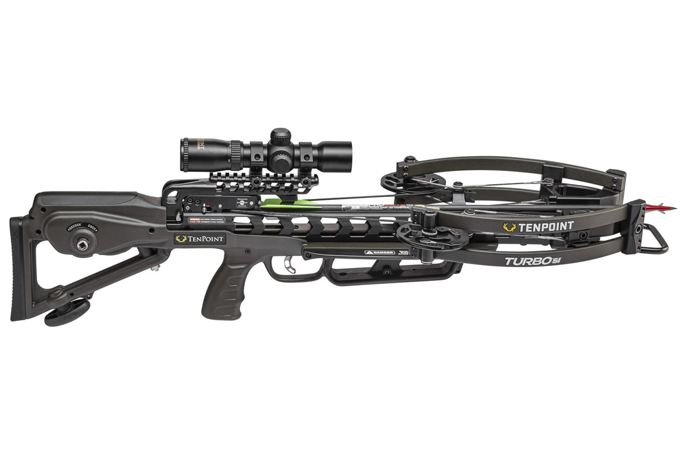 TEN POINT TURBO S1, ACUSLIDE, RANGEMASTER PRO SCOPE MOSS GREEN