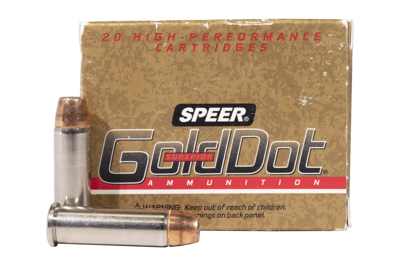 SPEER AMMUNITION 38 SPL +P 125 GR GOLD DOT HP POLICE TRADE AMMO 20/BOX