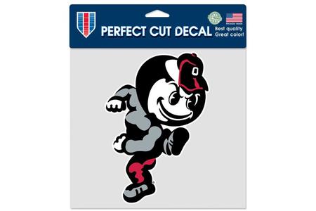 OHIO STATE BUCKEYES RETRO BRUTUS DECAL 8IN X 8IN