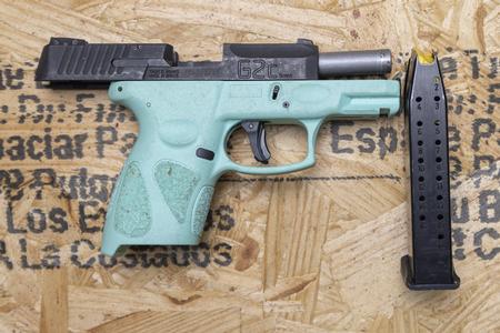 G2C 9MM POLICE TRADE-IN PISTOL WITH LIGHT BLUE FRAME