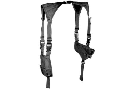 LEAPERS Law Enforcement Horizontal Shoulder Holster, Black