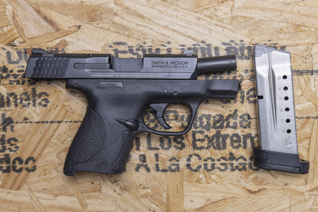 SMITH AND WESSON MP9 SHIELD 9MM POLICE TRADE-IN PISTOL