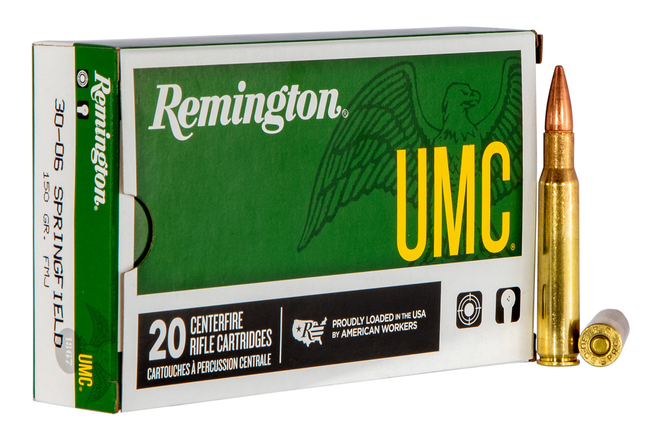 REMINGTON 30-06 SPRINGFIELD 150 GR FMJ UMC 20/BOX