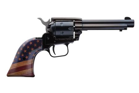 HERITAGE Rough Rider 22LR Rimfire Revolver with Gold USA Flag Grip and 4 Inch Barrel