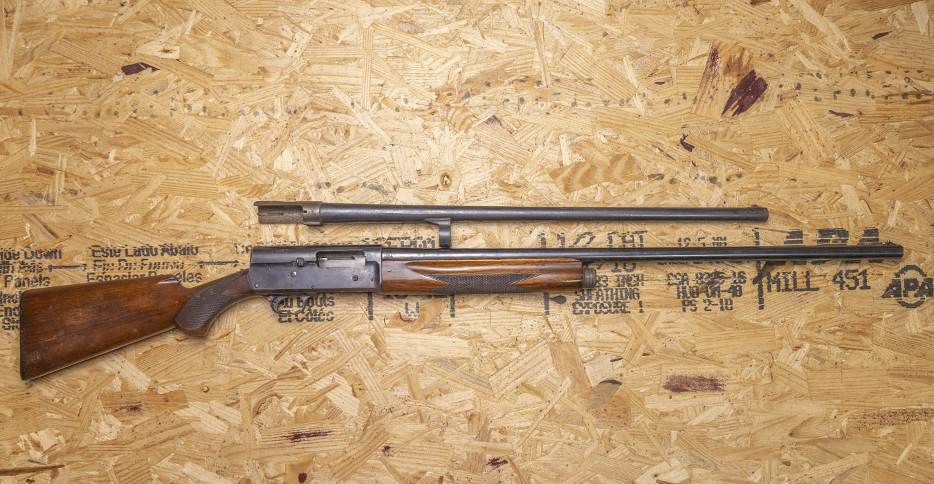 REMINGTON MODEL 11 12 GAUGE POLICE TRADE-IN SHOTGUN 2 BARRELS