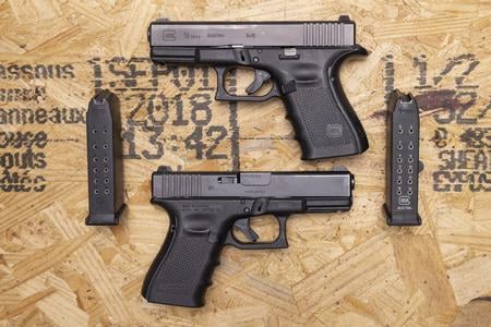 GLOCK 19 GEN4 9MM POLICE TRADE-IN PISTOL WITH NIGHT SIGHTS FAIR