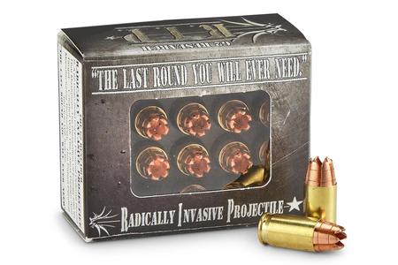 357 SIG 92 GR RADICALLY INVASIVE PROJECTILE