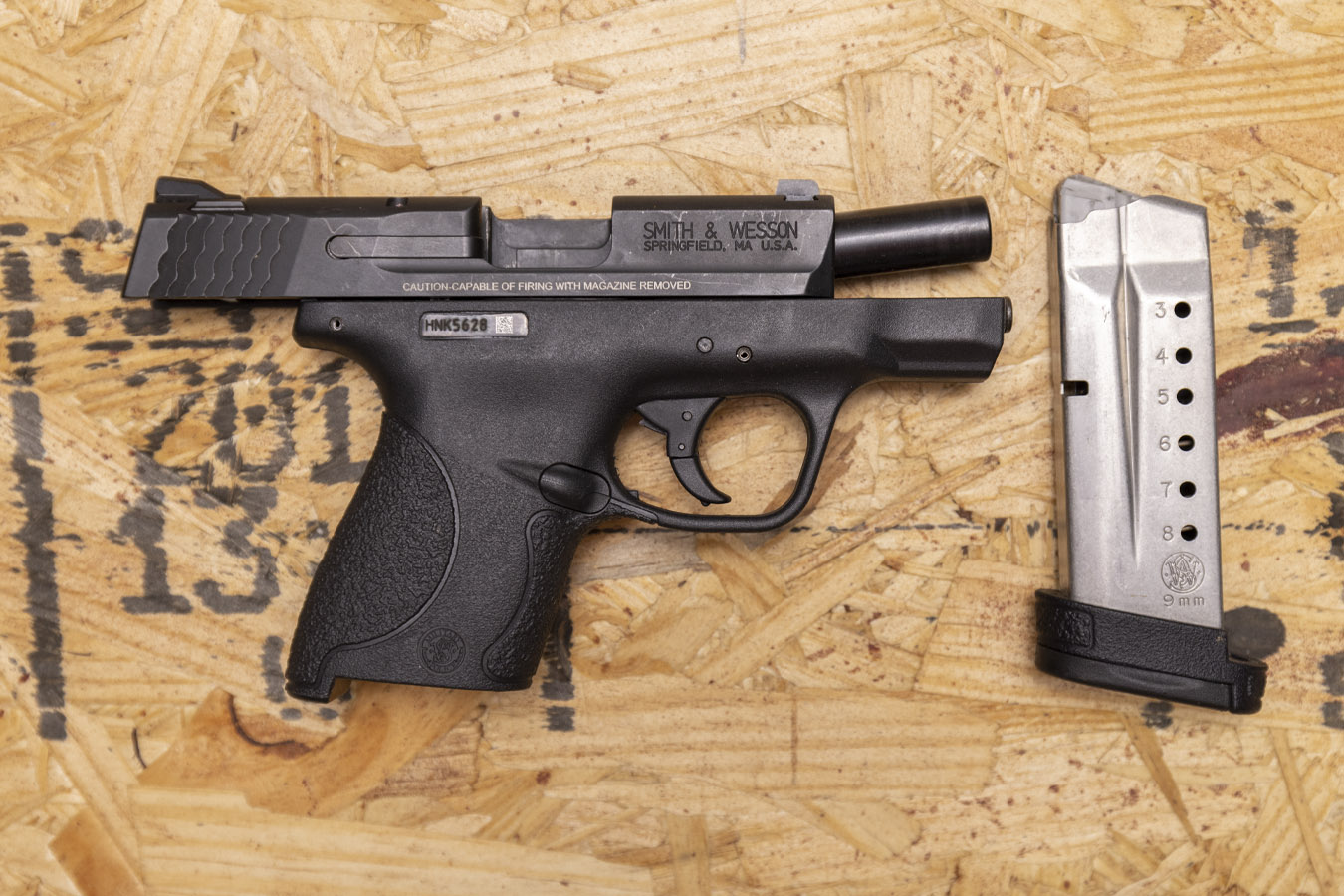 SMITH AND WESSON MP9 SHIELD 9MM POLICE TRADE-IN PISTOL