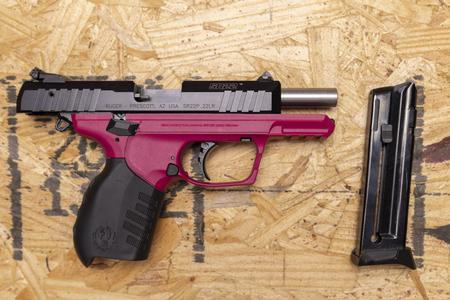 RUGER SR22P Raspberry 22LR Police Trade-In Pistol