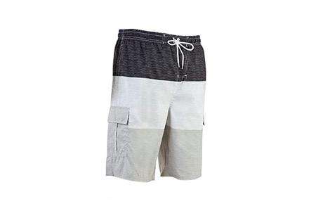 MENS SWIM TRUNKS COLOR BLOCK