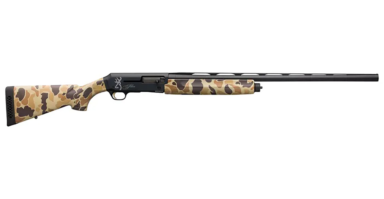 Browning Silver Field 12 Gauge Semi-Auto Shotgun with 26 Inch Barrel and Vintage Tan Stock