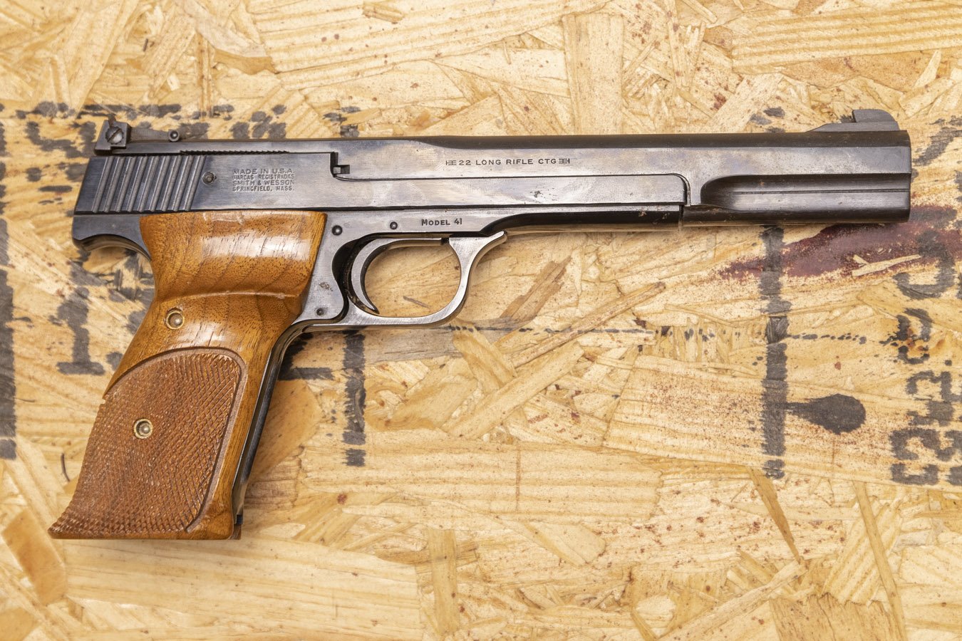 Smith & Wesson Model 41 .22LR Police Trade-In Pistol (Mag Not Included)
