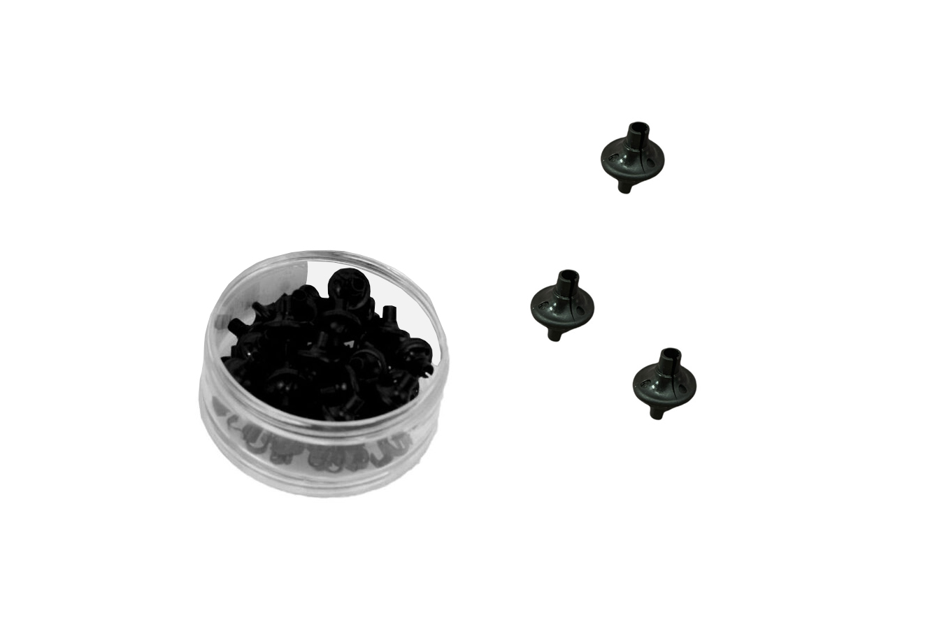 4KJT Outdoors Komfort Kisser Button, Black, Single
