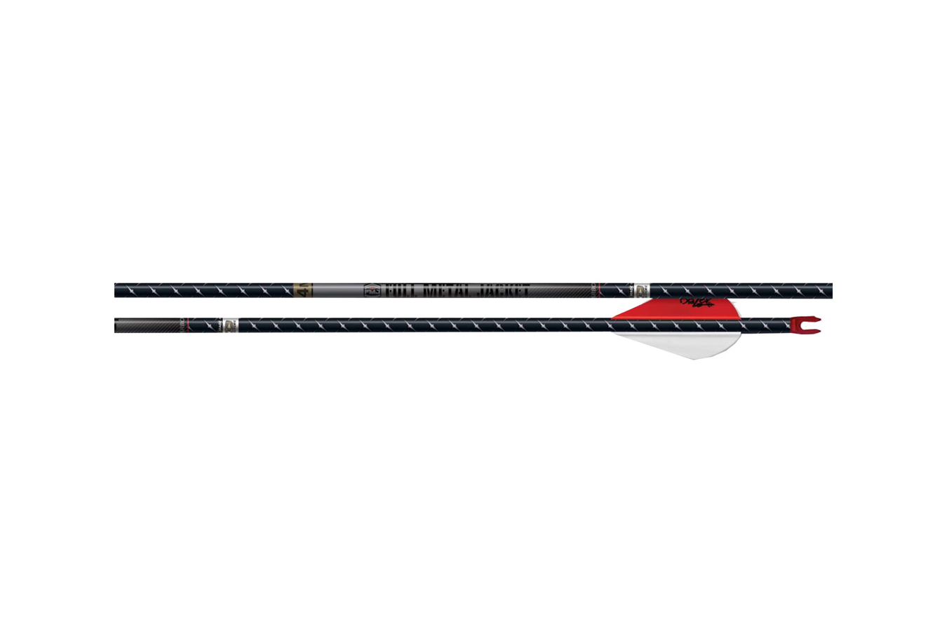 Easton FMJ 4mm Match 2 Inch Blazer 340 Spine, 6 Pk