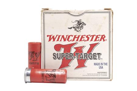 WINCHESTER AMMO 12 Gauge 2-3/4 Inch 1-1/8 oz #7.5 Shot Super Target Police Trade Ammo 25/Box