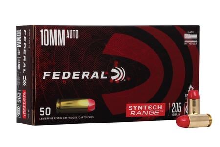 FEDERAL AMMUNITION 10mm Auto 205 gr TSJFN Syntech Range 50/Box