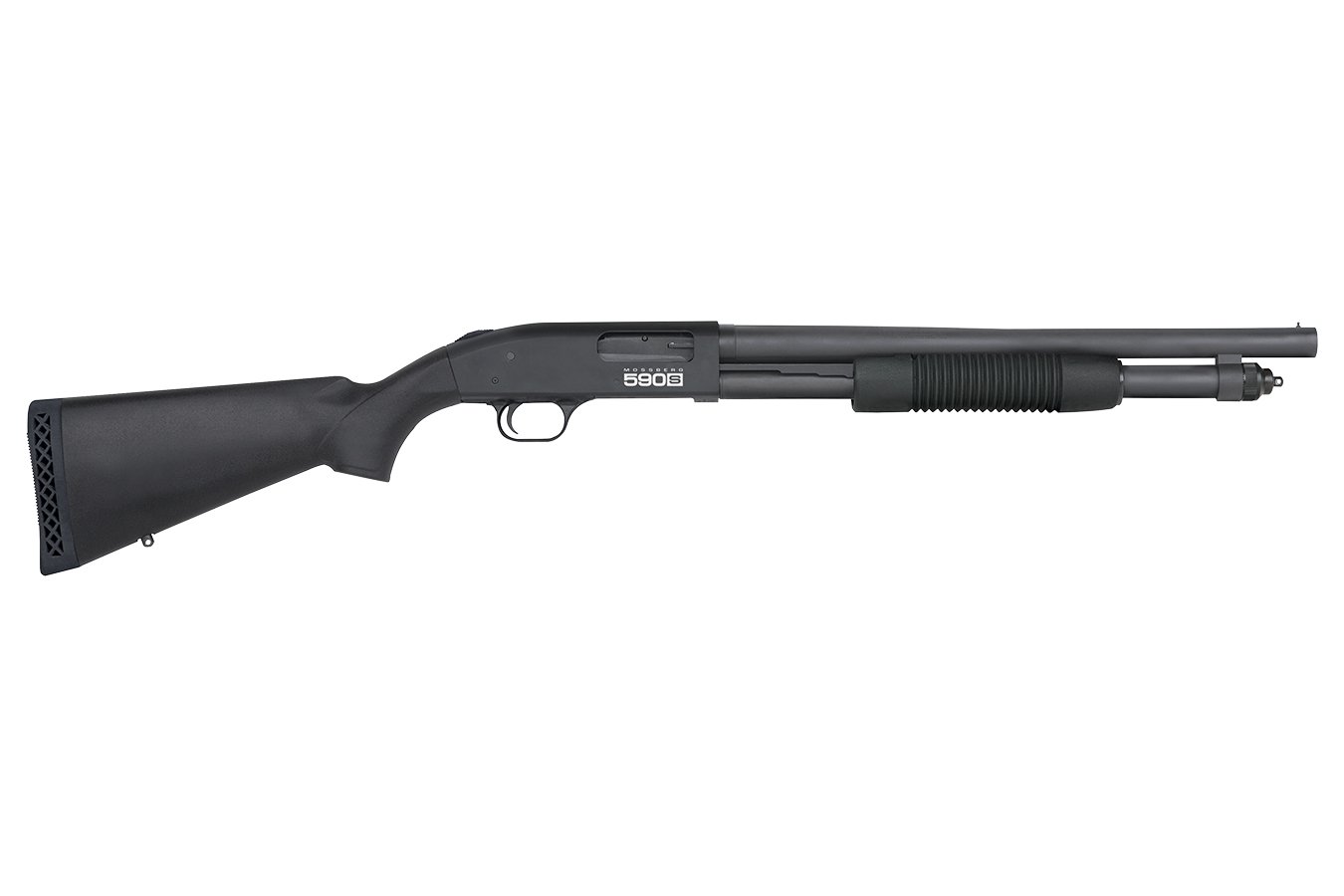 MOSSBERG 590S PUMP SHOTGUN 12GA 18.5 INCH BBL MATTE BLUE