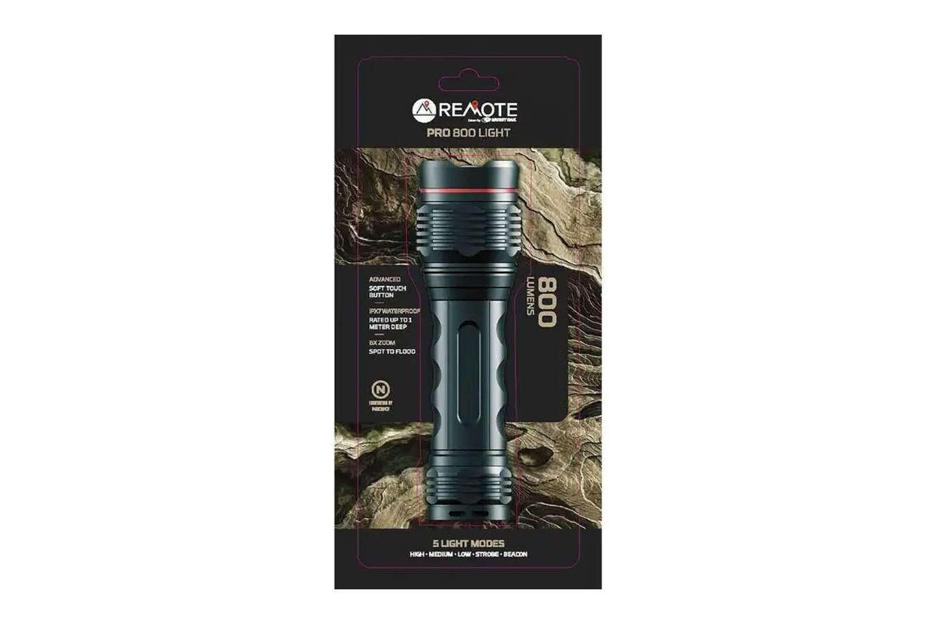 REMOTE OUTDOORSMAN 800 LUMEN FLASHLIGHT