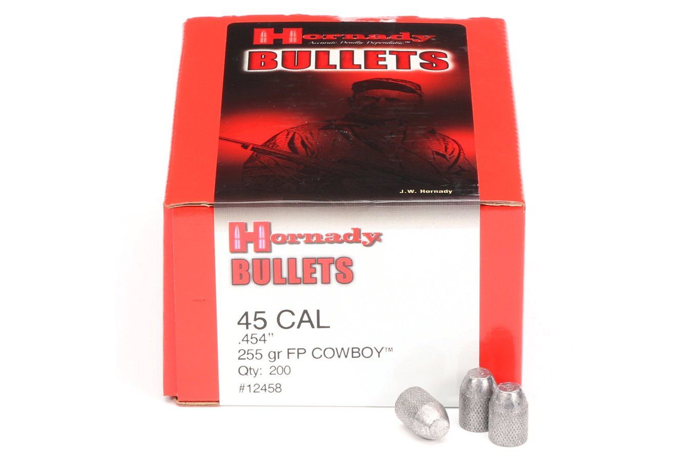 HORNADY 45 CAL .454 255 GR FP COWBOY