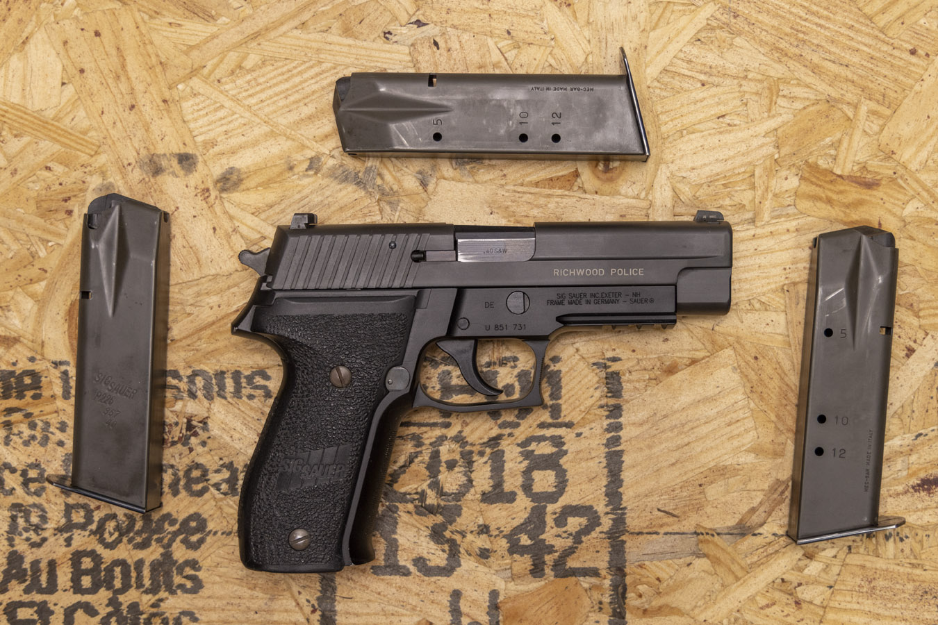 P226R 40SW DAO POLICE TRADE-IN PISTOL (VERY GOOD CONDITION)